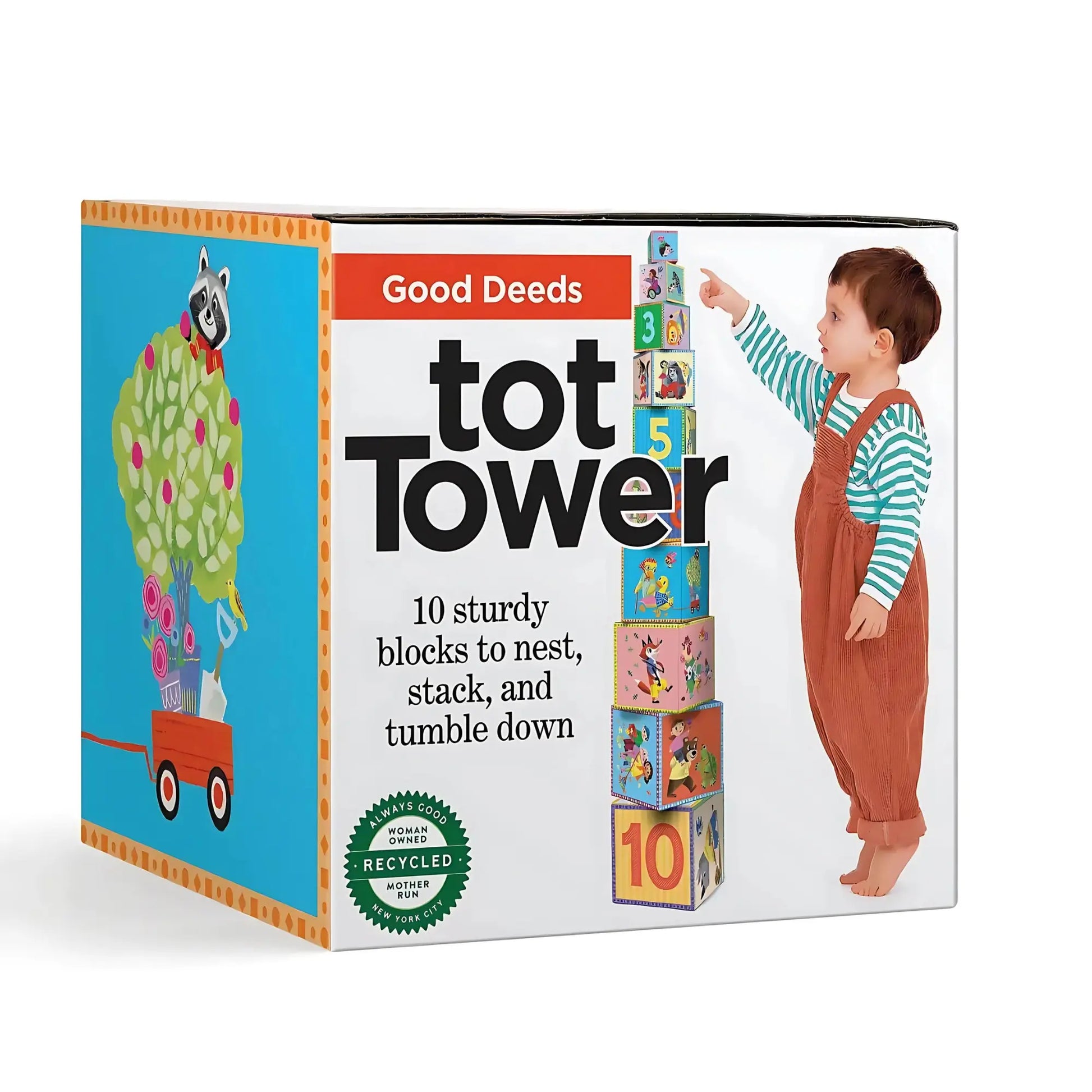 Nesting & Stacking Blocks by eeBoo, Tot Tower - Alder & Alouette