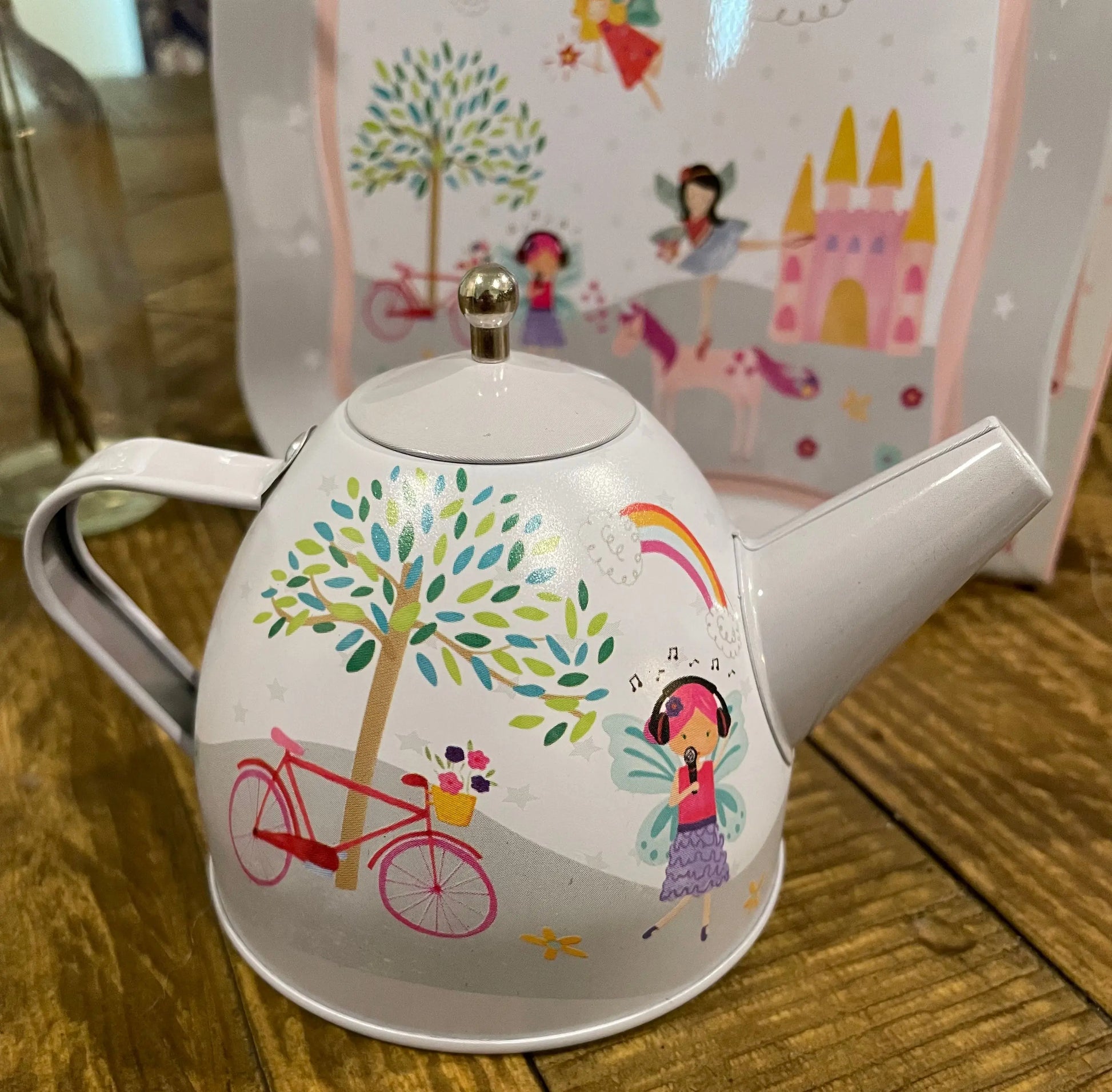 Tin Tea Set, Fairy and Unicorn Tea Set - Alder & Alouette