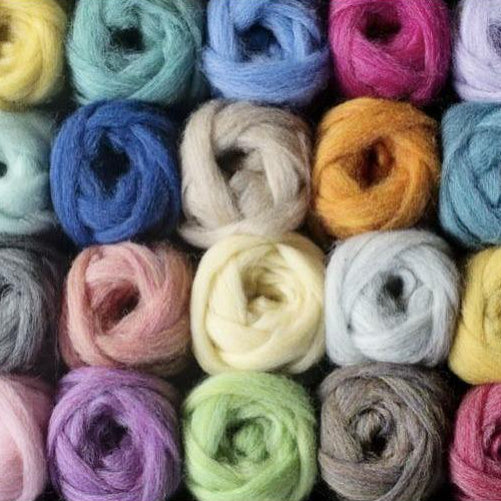 Wool Roving (¼ oz) U.S. Hand-Milled Wool for Wrapping + Dry Needle Felting