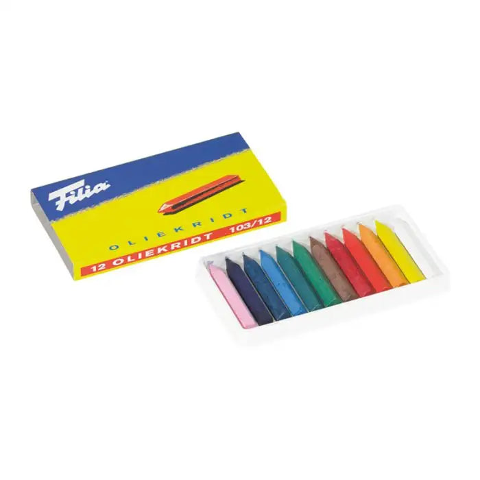Filia Hard Oil Crayons, 6 Assorted Colors - Alder & Alouette