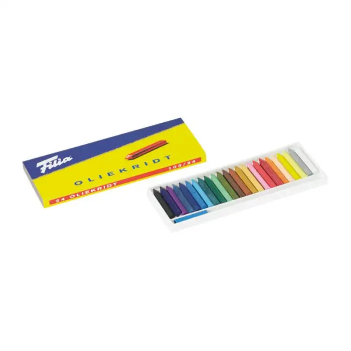 Filia Hard Oil Crayons, 6 Assorted Colors - Alder & Alouette