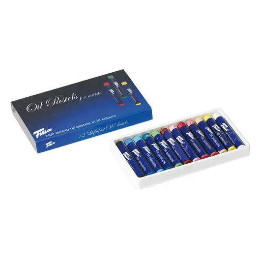 Filia Oil Pastels – 12 or 24 Count for Blending & Fine Art