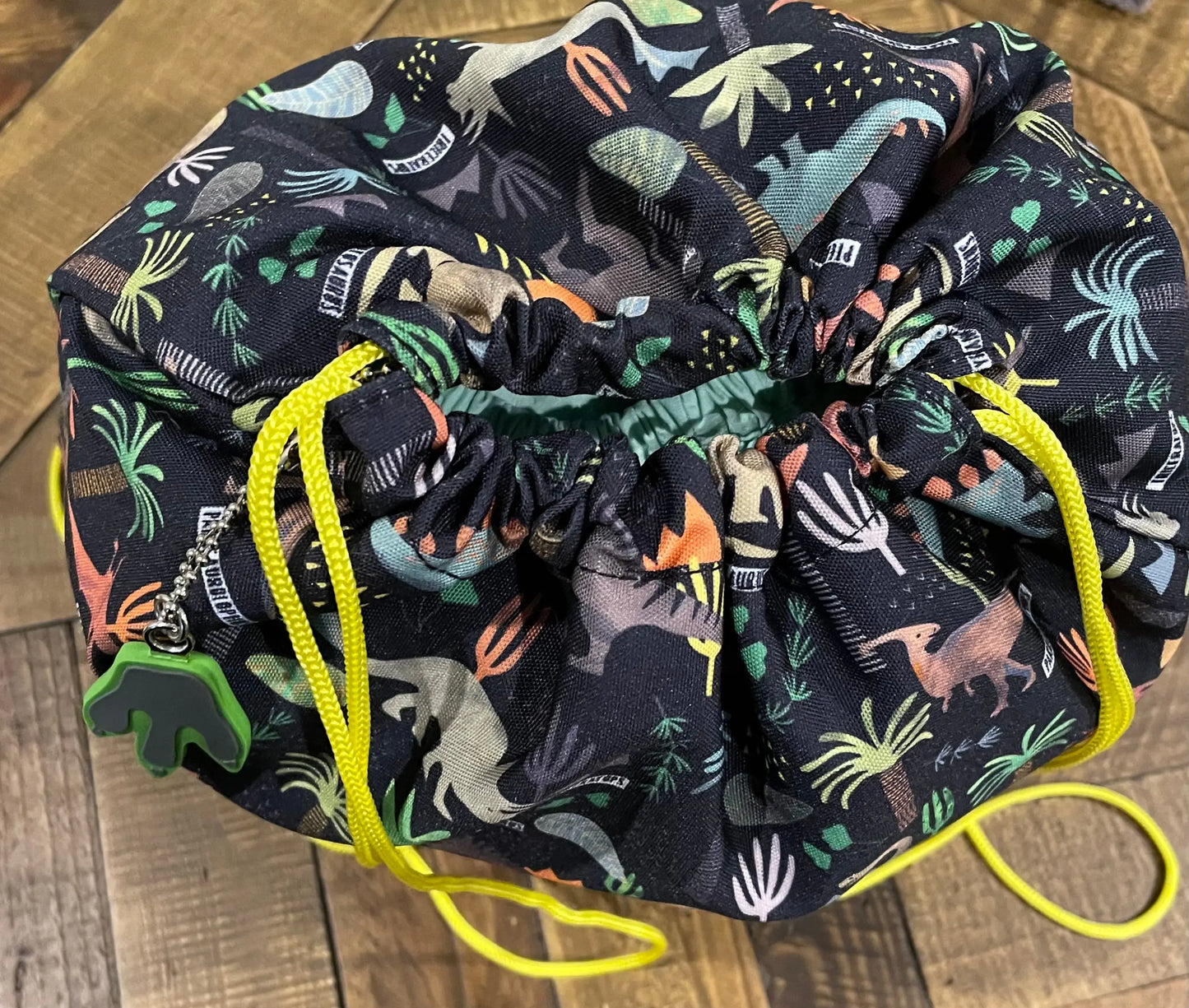 Floss & Rock | Dinosaur School bag | Drawstring Bag - Alder & Alouette