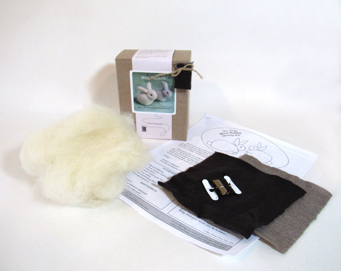 Wee Rabbits Cashmere Sewing Kit