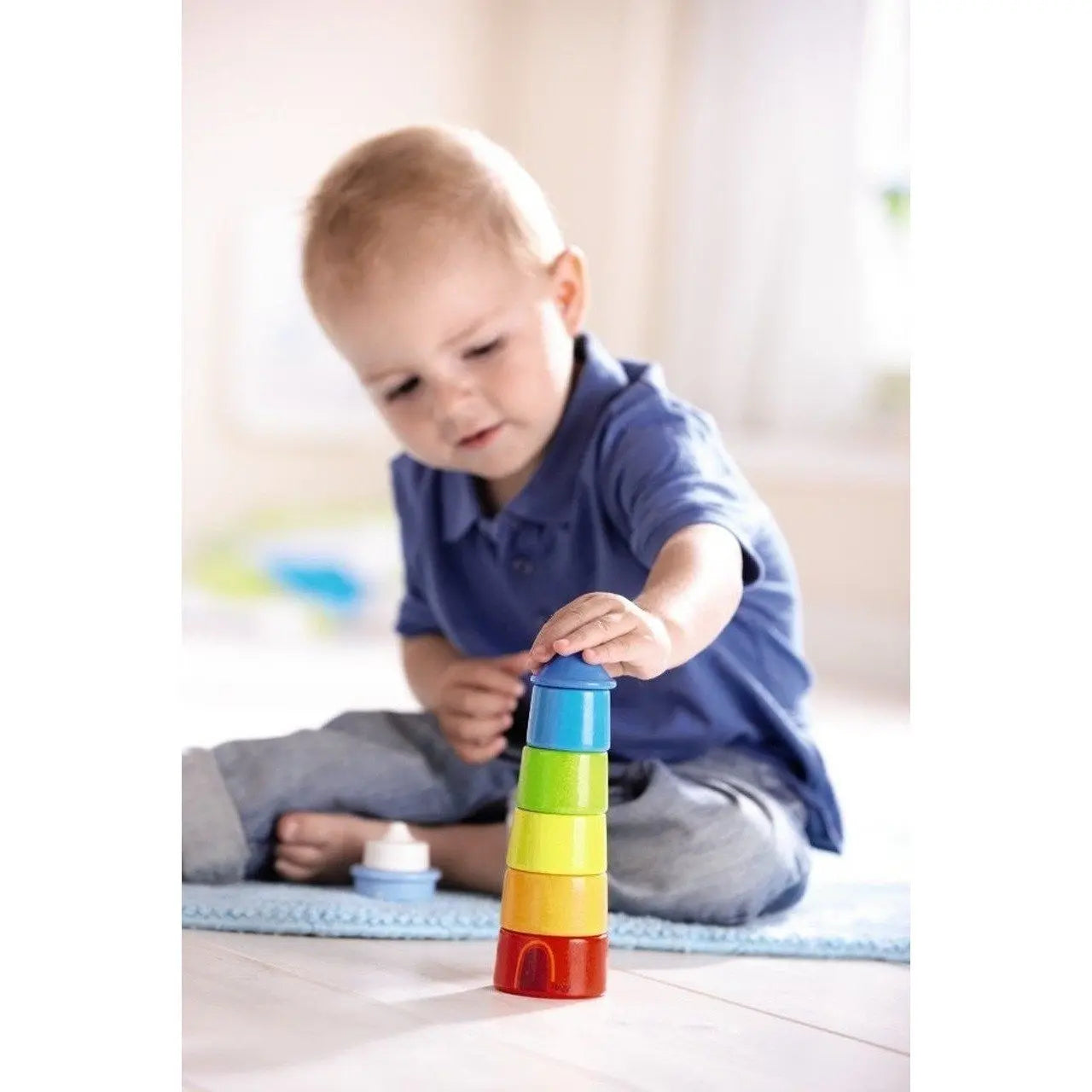 HABA | Lighthouse Blocks | Toddler Toys - Alder & Alouette