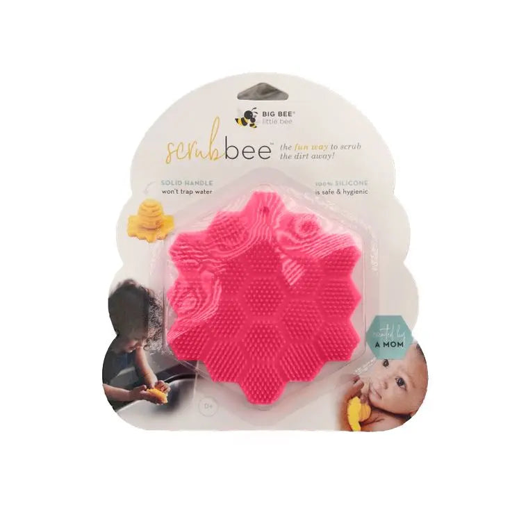 Hand Brush, Bath Brush - ScrubBee Silicone Scrubber Brush for Babies and Toddlers
