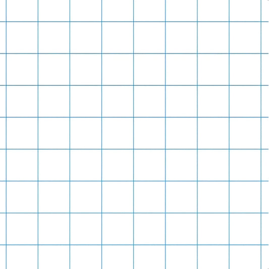 Woodless Graph Paper, 10x10mm (0.4”x 0.4”) Loose Leaf Sheets (Medium Squares)