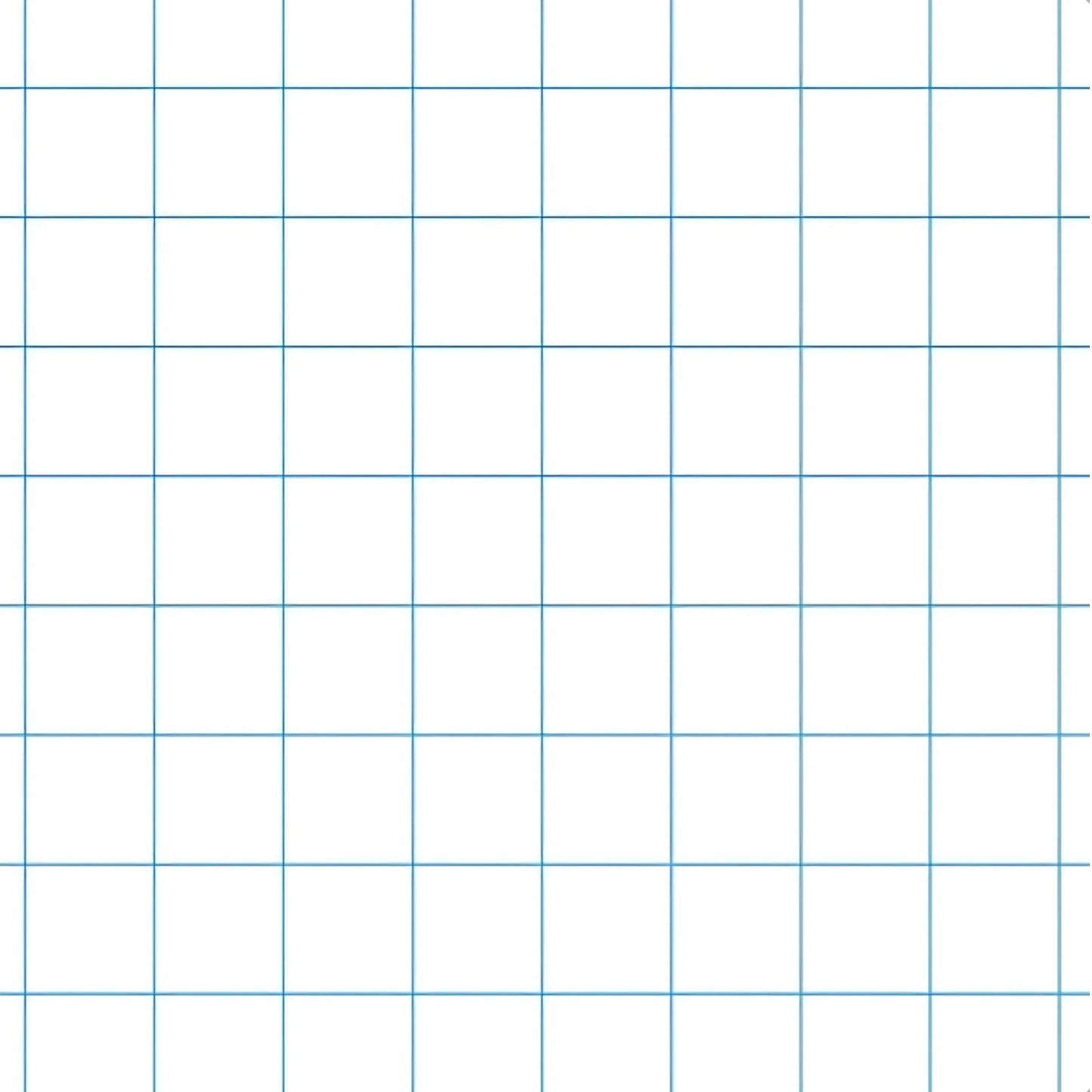 Woodless Graph Paper, 10x10mm (0.4”x 0.4”) Loose Leaf Sheets (Medium Squares)