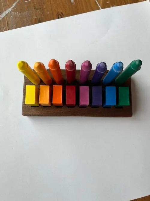 Crayon Holder - Walnut Wood - Alder & Alouette