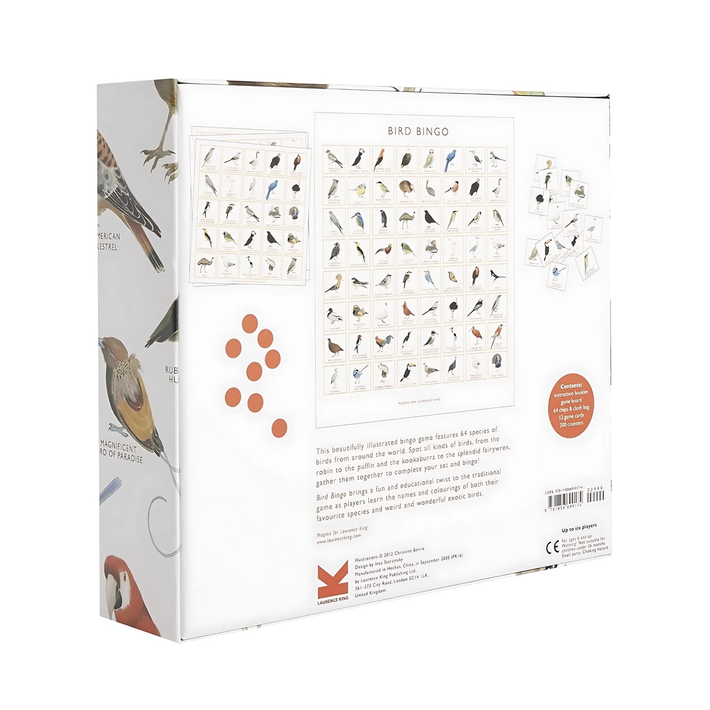 Bird Bingo Back of Box - Alder & Alouette