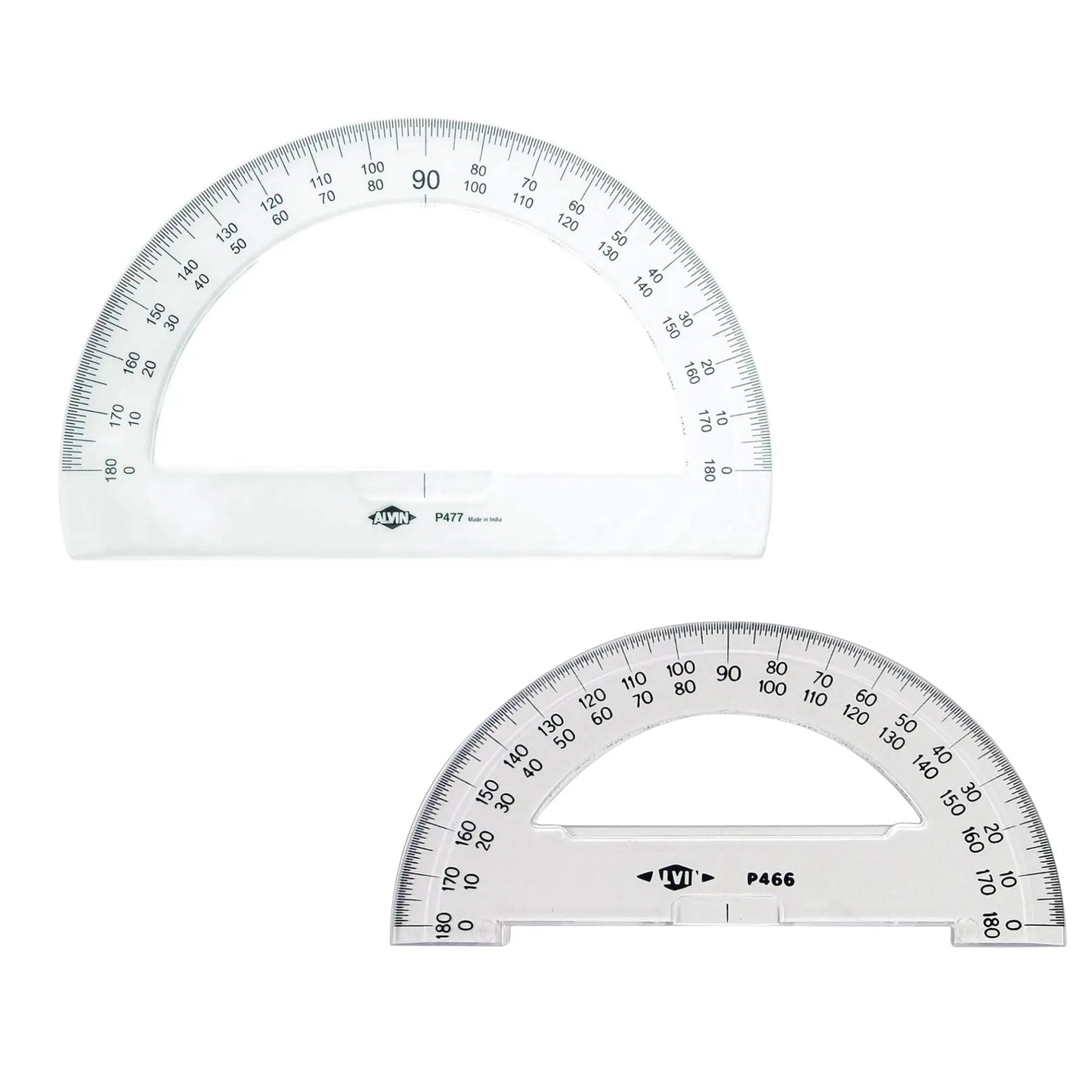 Protractor Semi Circle - Two Sizes