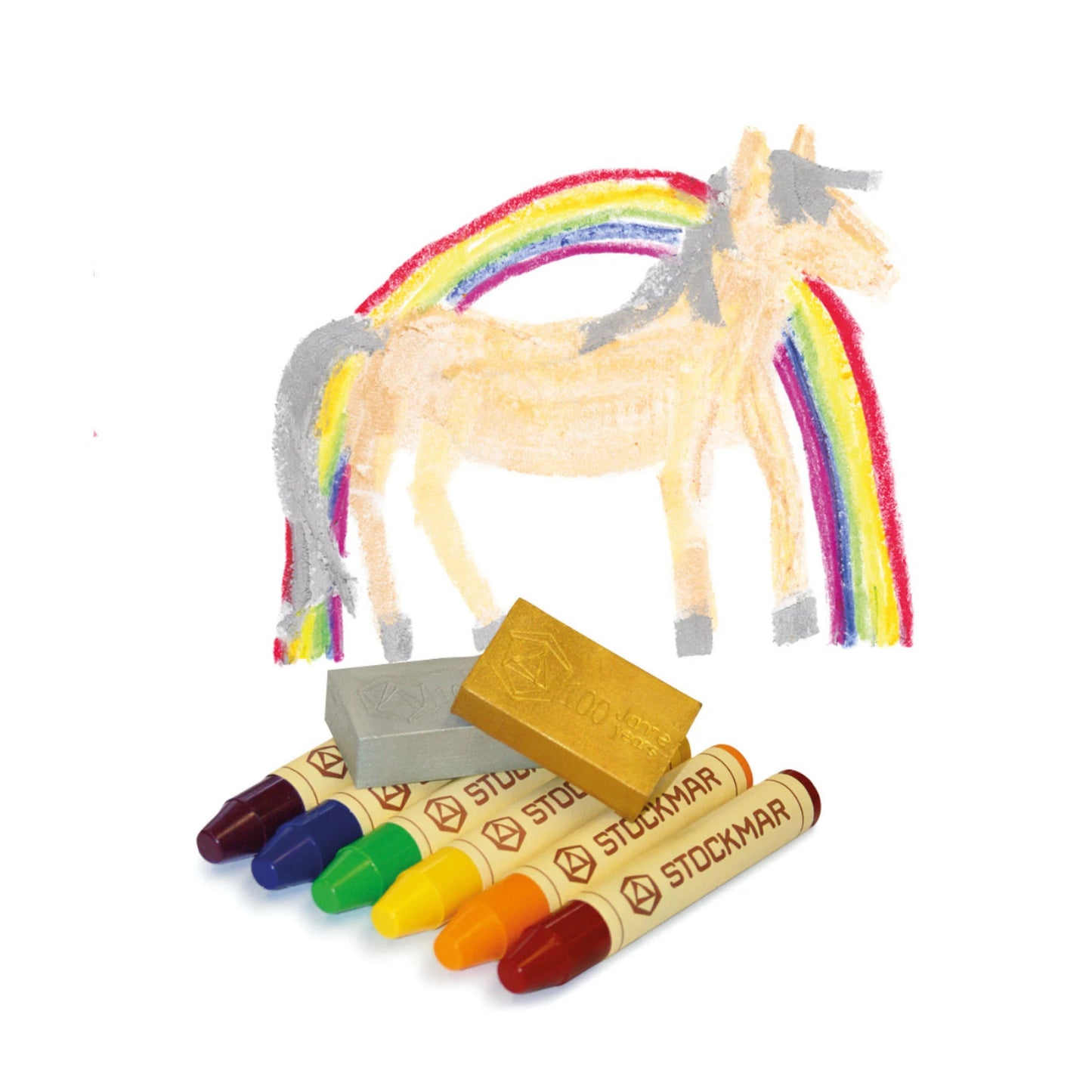 Stockmar Rainbow Crayons, Limited Edition - Alder & Alouette