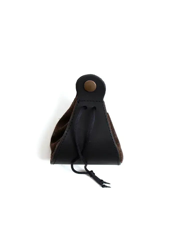 Medieval Coin Pouch - Suede Leather