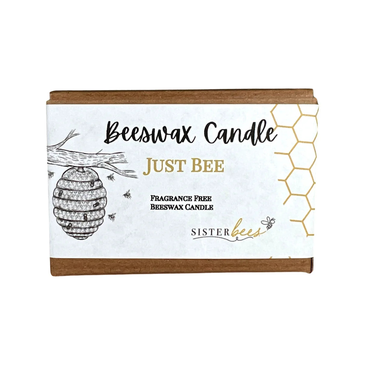 Just Bee Beeswax Candle in a Tin by Sister Bees