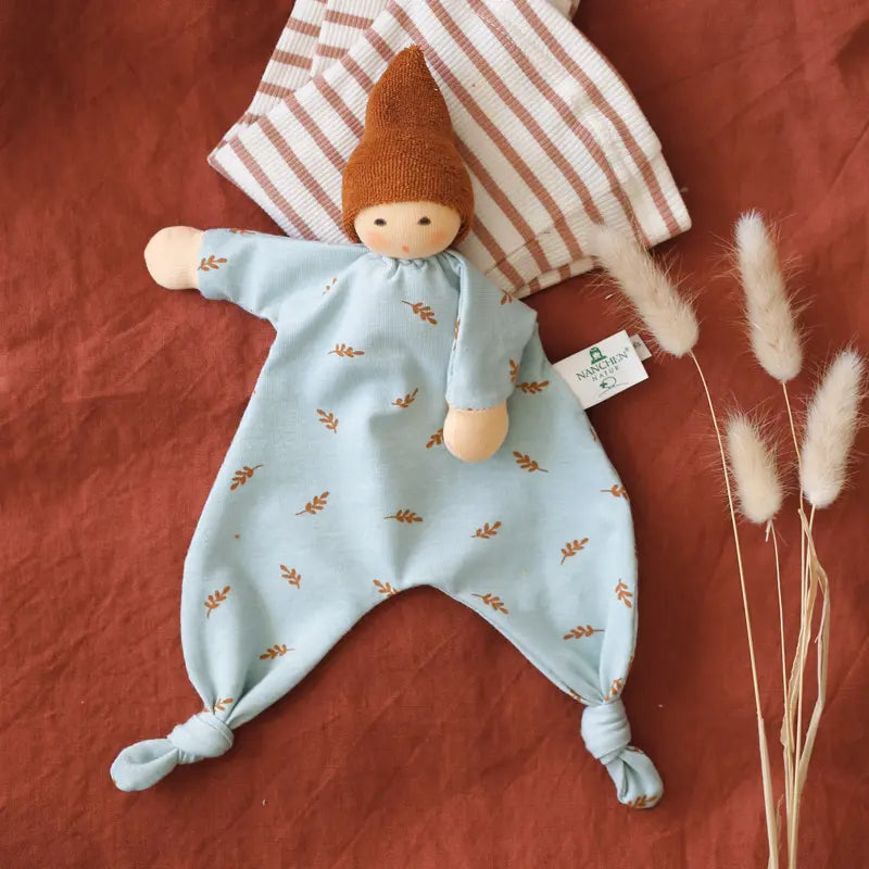 Nanchen Natur - Leaf Grasping Comfort Doll for Babies & Toddlers - Alder & Alouette