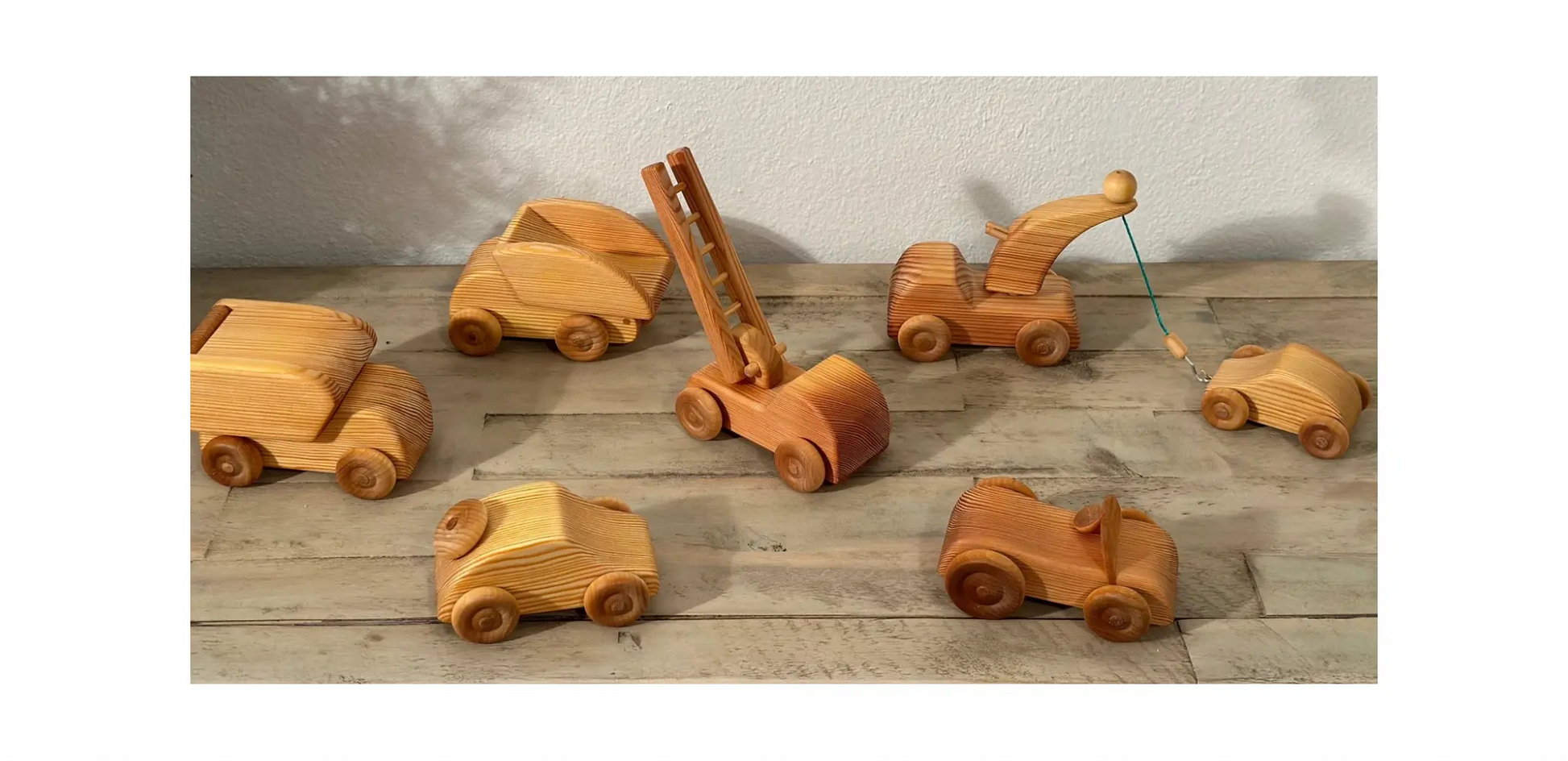 Waldorf Wooden Toys - Wooden Firetruck - Alder & Alouette