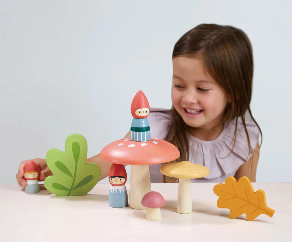 Woodland Gnome Family Tender Leaf Toys at Alder & Alouette