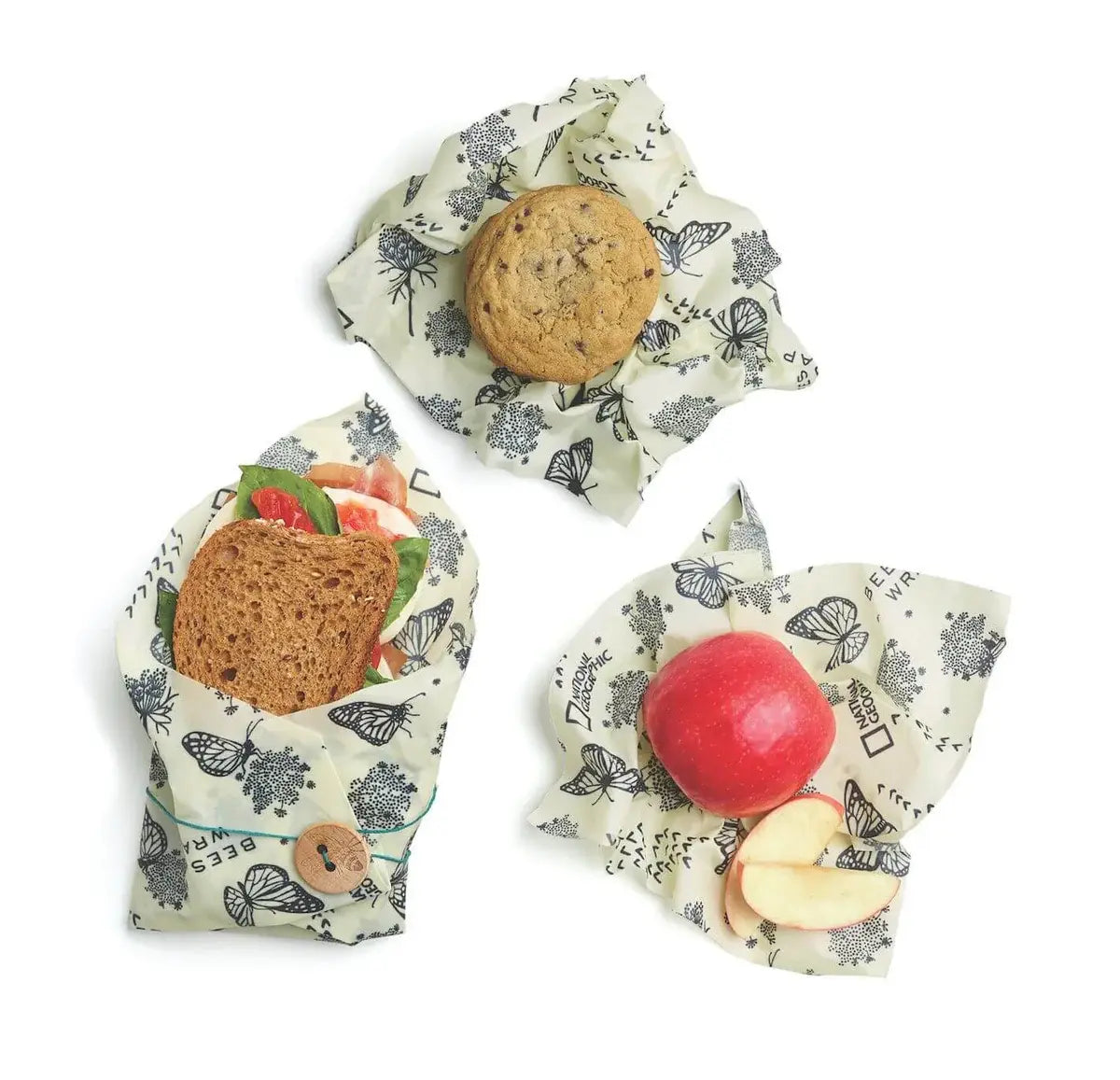 Bee's Wrap® Food Wrap (S,M,L), Cute Bees & Bears - Alder & Alouette