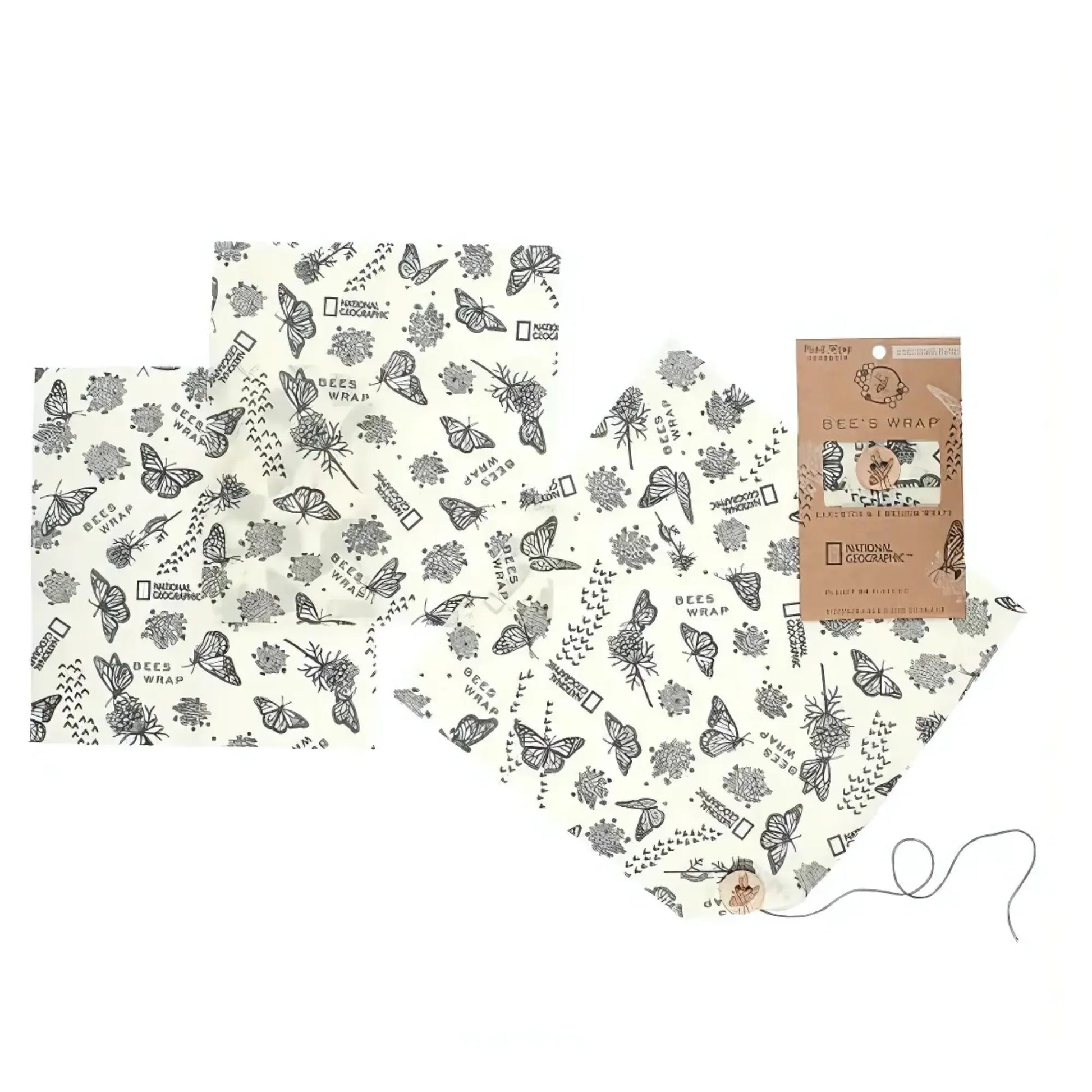 Bee's Wrap® Food Wrap (S,M,L), Cute Bees & Bears - Alder & Alouette