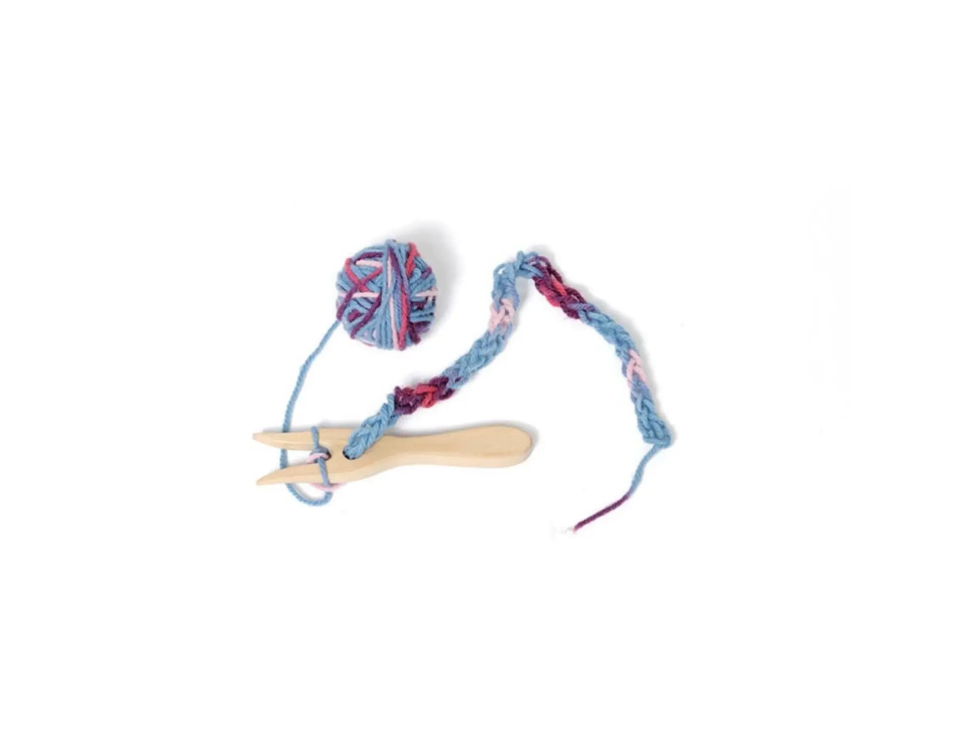Knitting Fork Kit - Lucet and Wool Yarn, Filges - Alder & Alouette