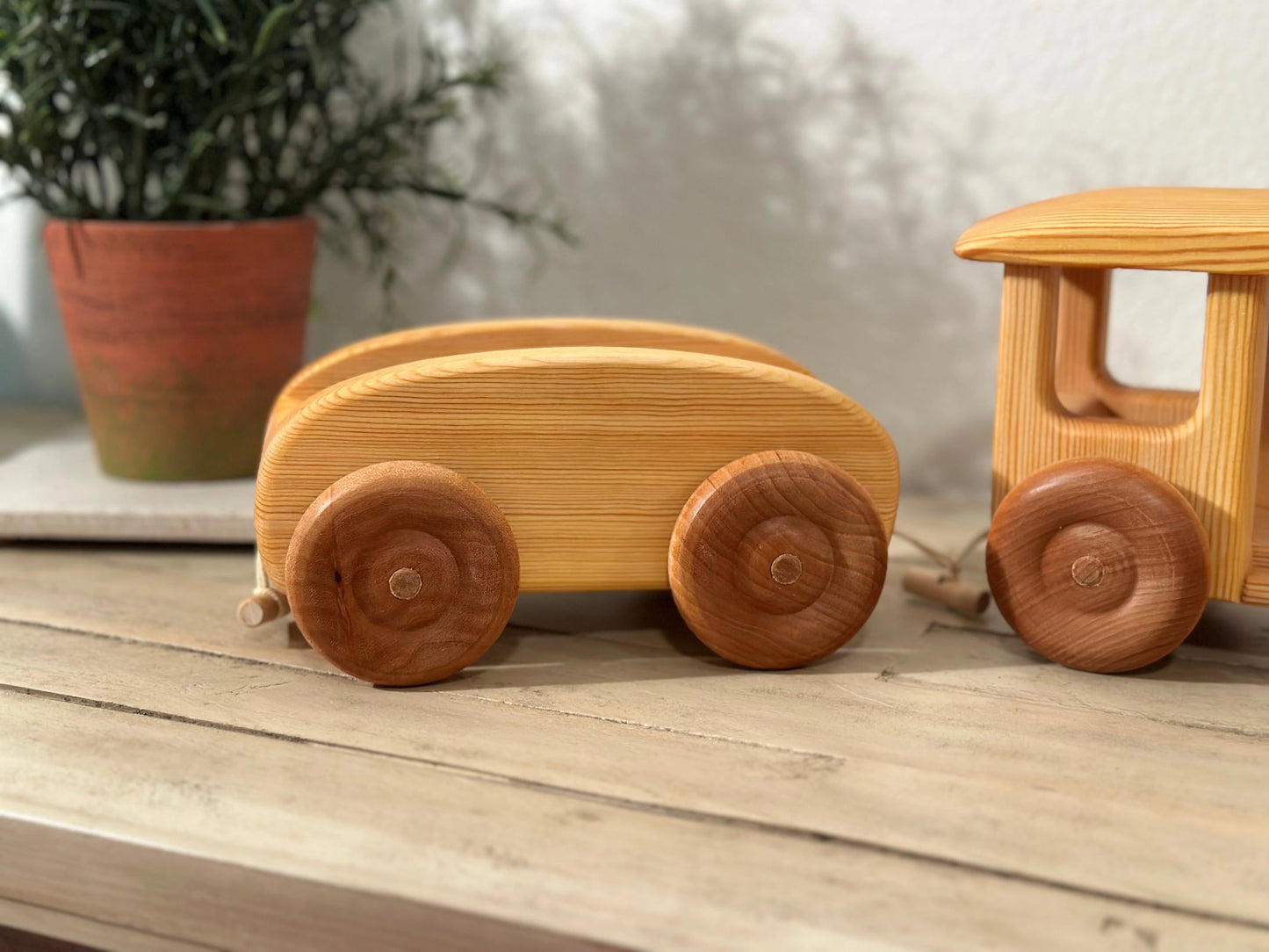Wooden Toy Train - Alder & Alouette