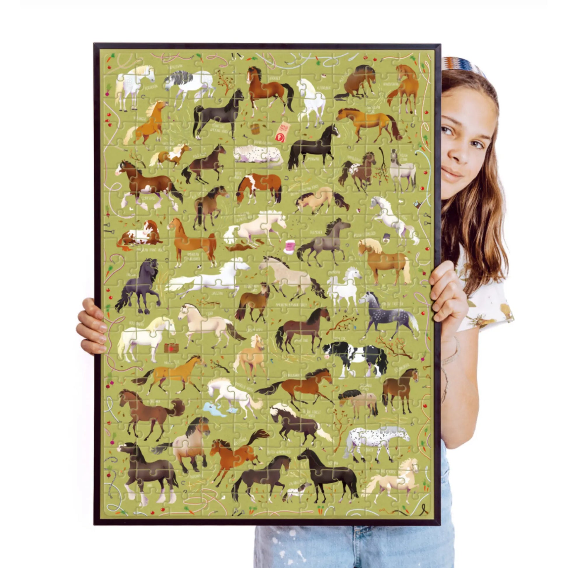 Puzzle for Horse Lovers, 200-Piece - Alder & Alouette