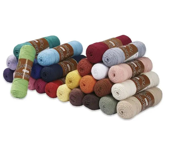 Thick Cotton Yarn for Crochet and Knitting