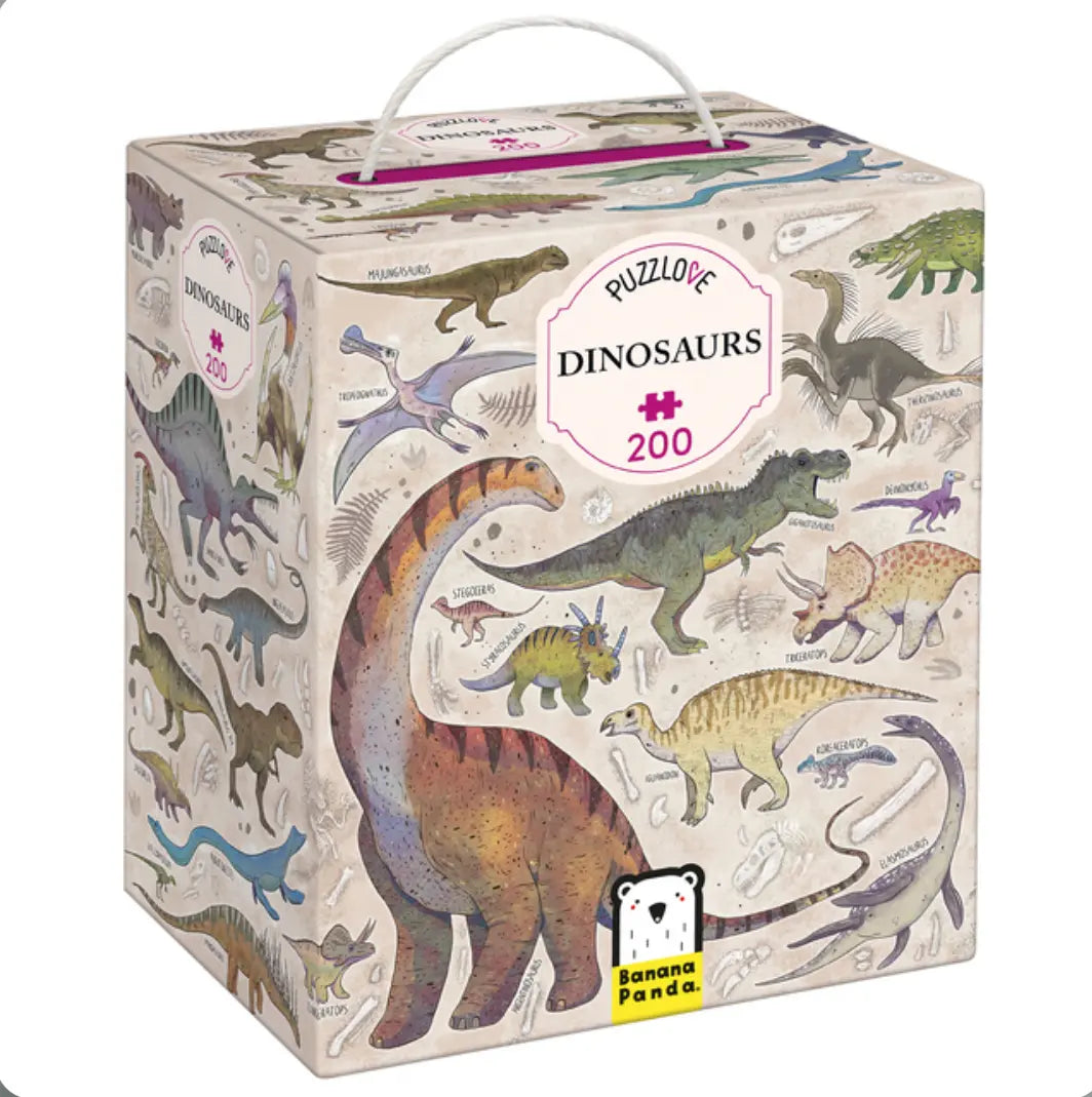 Dinosaurs Floor Puzzle for Kids, 200-piece - Alder & Alouette