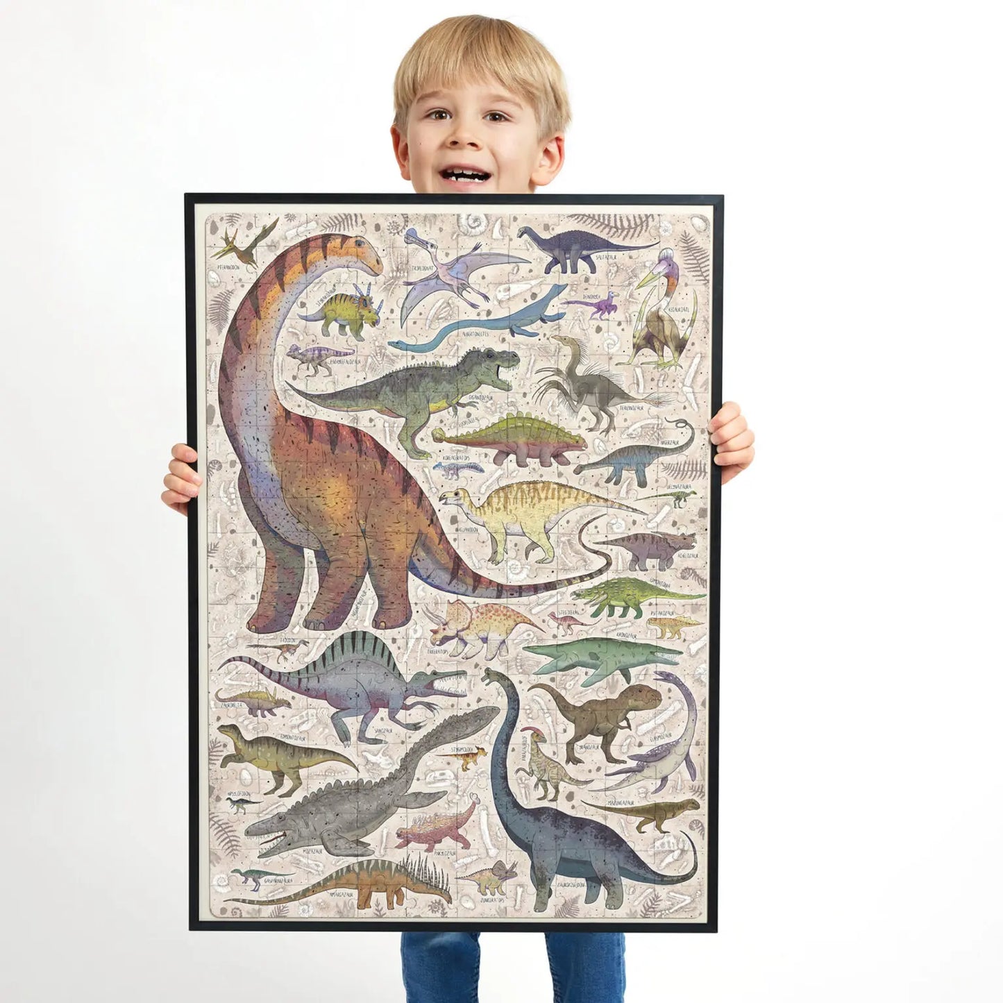 Dinosaurs Floor Puzzle for Kids, 200-piece - Alder & Alouette