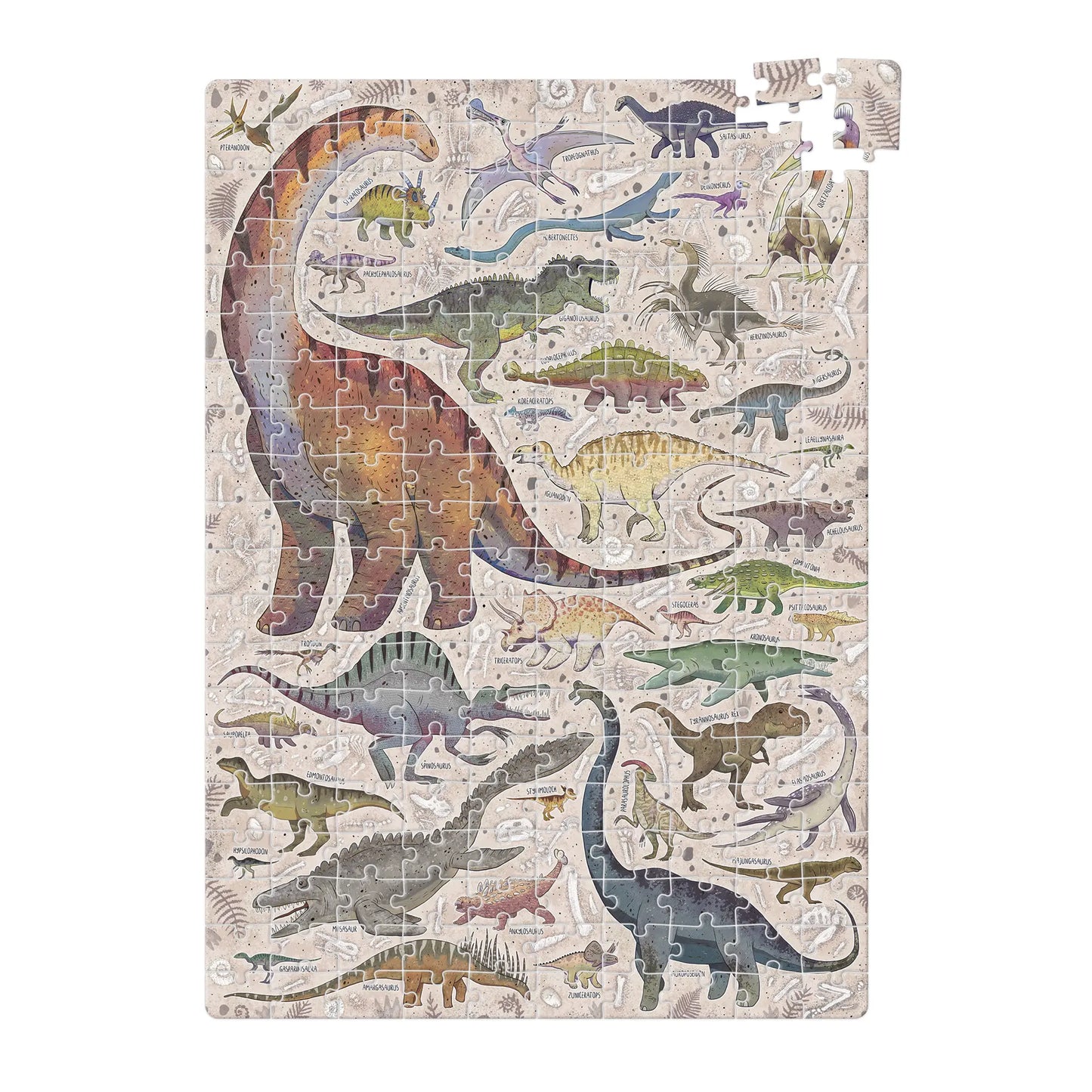 Dinosaurs Floor Puzzle for Kids, 200-piece - Alder & Alouette