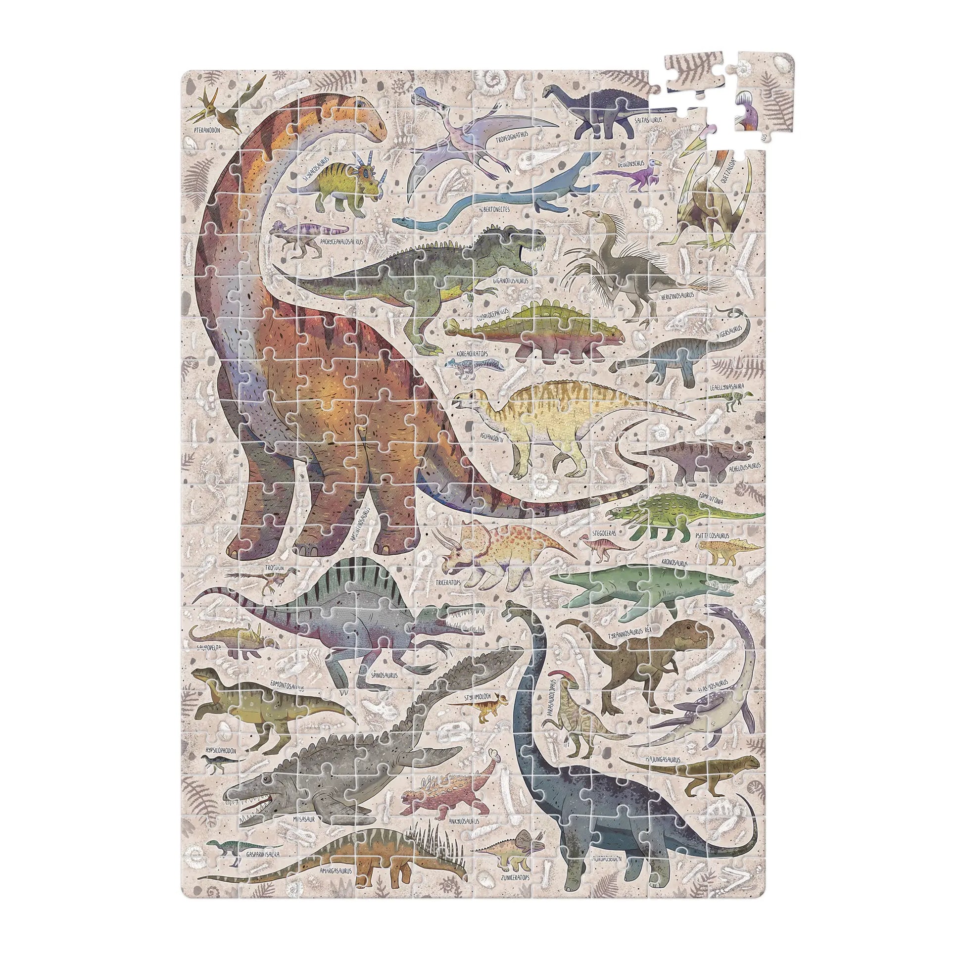 Dinosaurs Floor Puzzle for Kids, 200-piece - Alder & Alouette