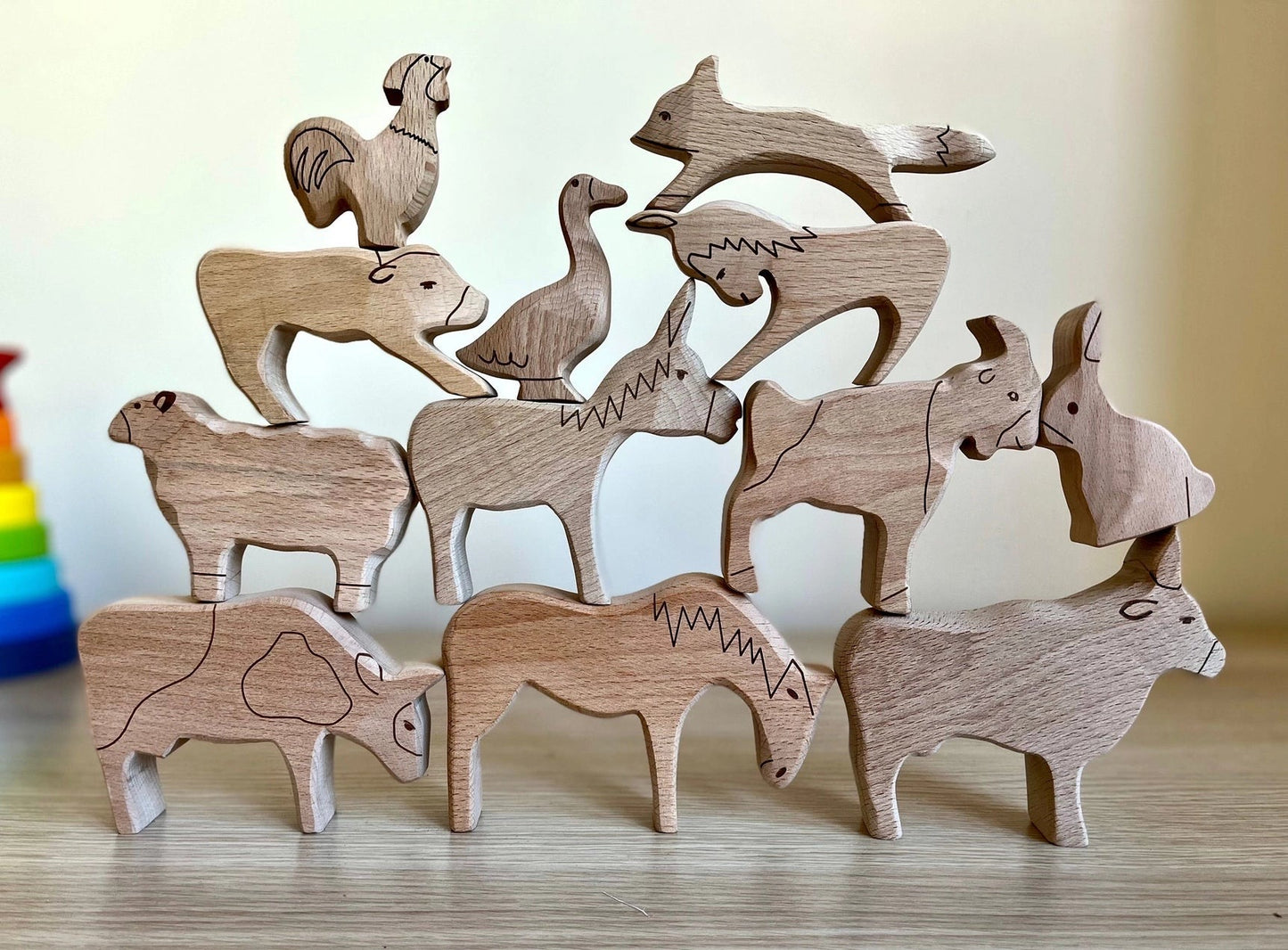 Wooden Animal - Fox