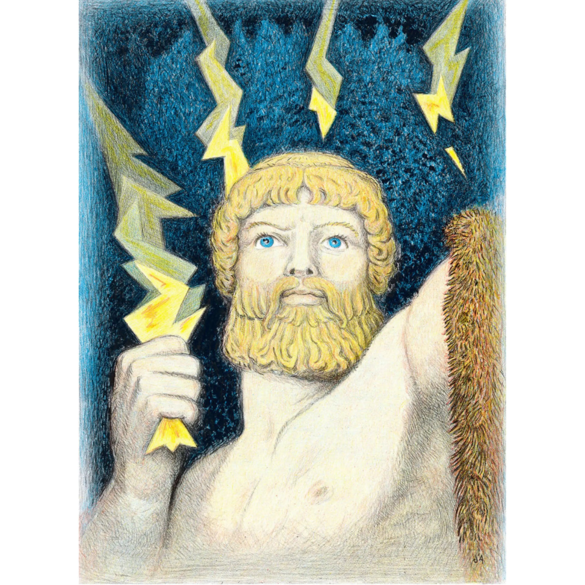 D'Aulaire's Book of Greek Myths - Zeus - Alder & Alouette