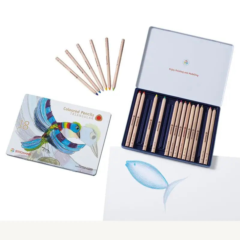 Art Pencils - Stockmar Triangular Color Pencil Set - Alder & Alouette