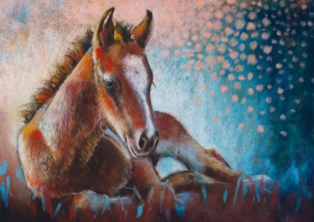 Morning Colt by Loes Botman Art Card