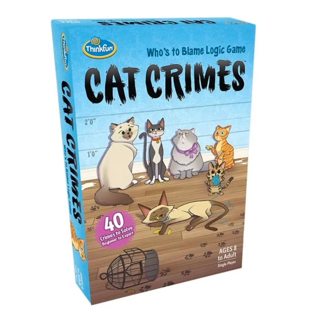 Cat Crimes Logic Game Ages 8 years and older - Alder & Alouette