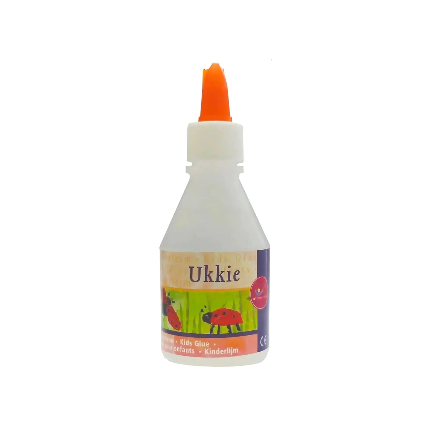 Ukkie Liquid Glue, 100 mL bottle, Water-Based, Non-toxic Children's Glue