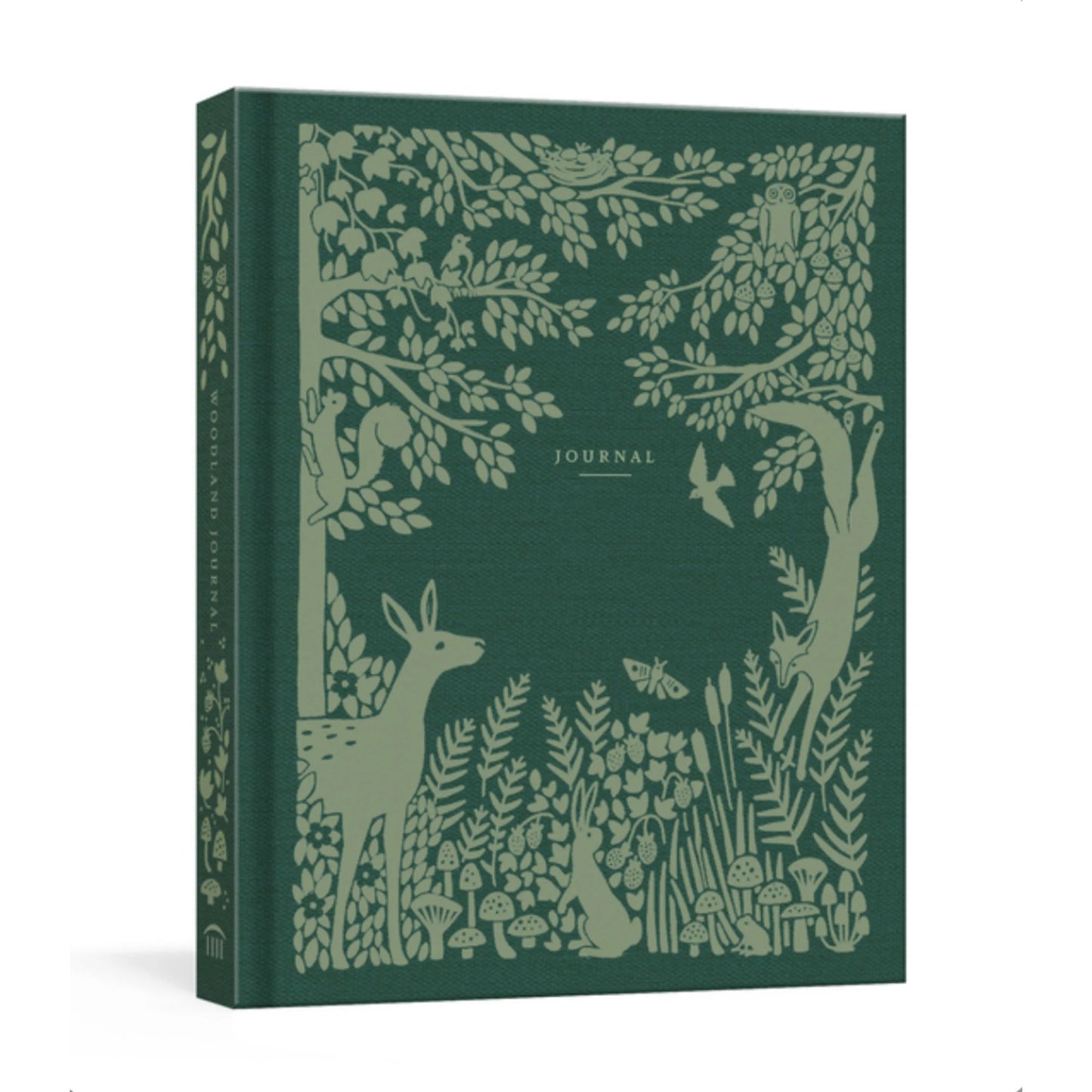 Woodland Cloth Journal, Lined w/ Illustrations - Alder & Alouette 