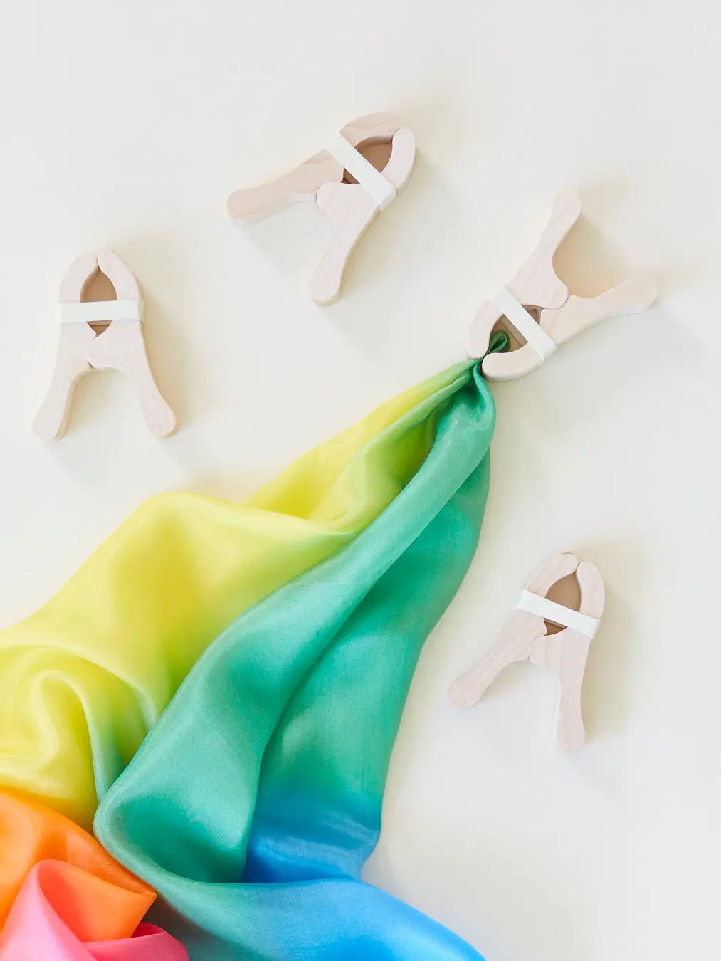 Sarah’s Silks Playcloth Clips - Waldorf, Montessori Building Toy