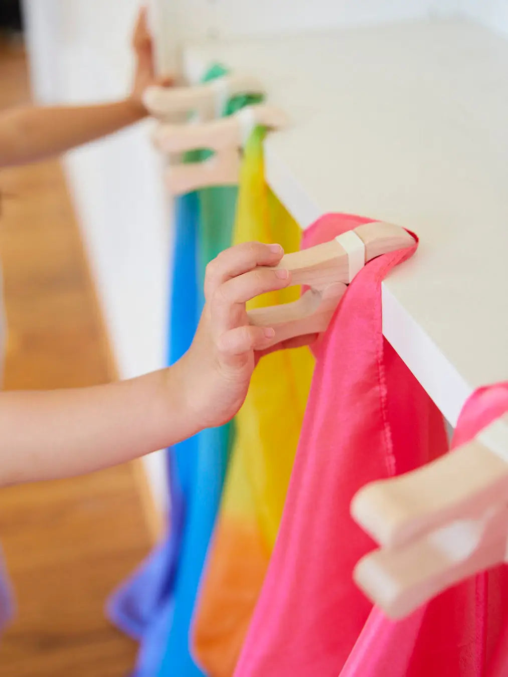 Sarah’s Silks Playcloth Clips - Waldorf, Montessori Building Toy