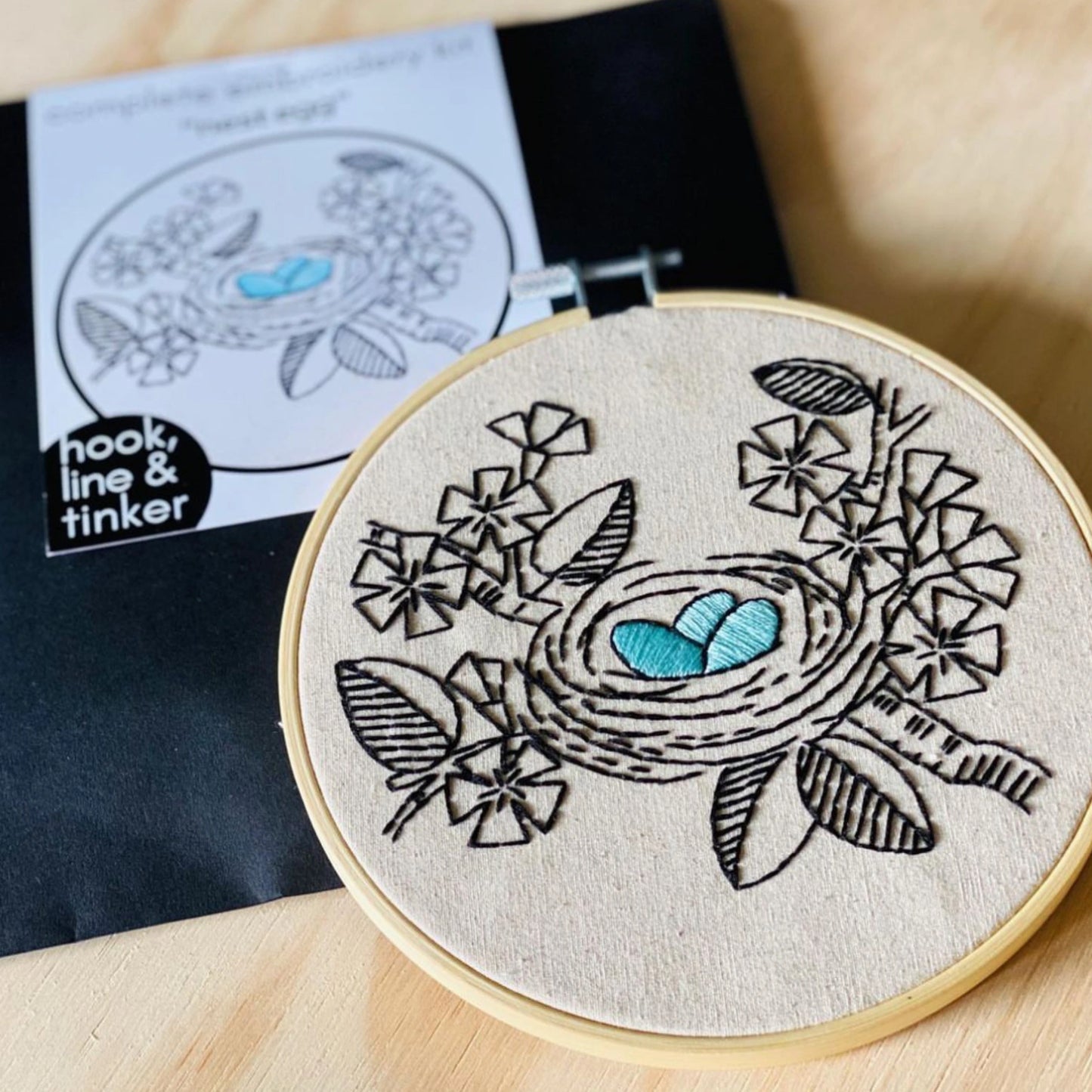 Spring Embroidery Kit - Spring Nest by Hook Line & Tinker - Alder & Alouette