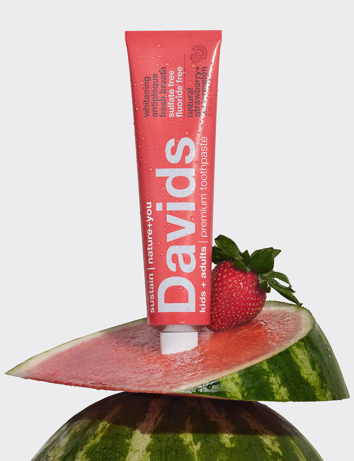 Davids Kids Toothpaste - Strawberry Watermelon - Alder & Alouette 