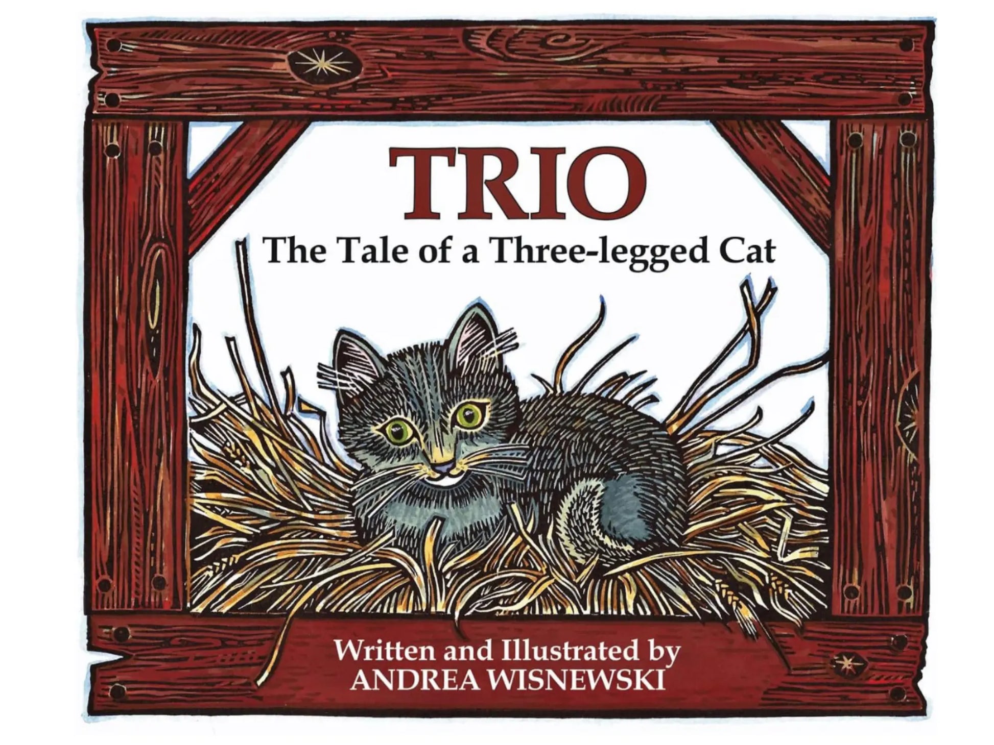 Trio The Tale of a Three-legged Cat by Andrea Wisnewski - Alder & Alouette