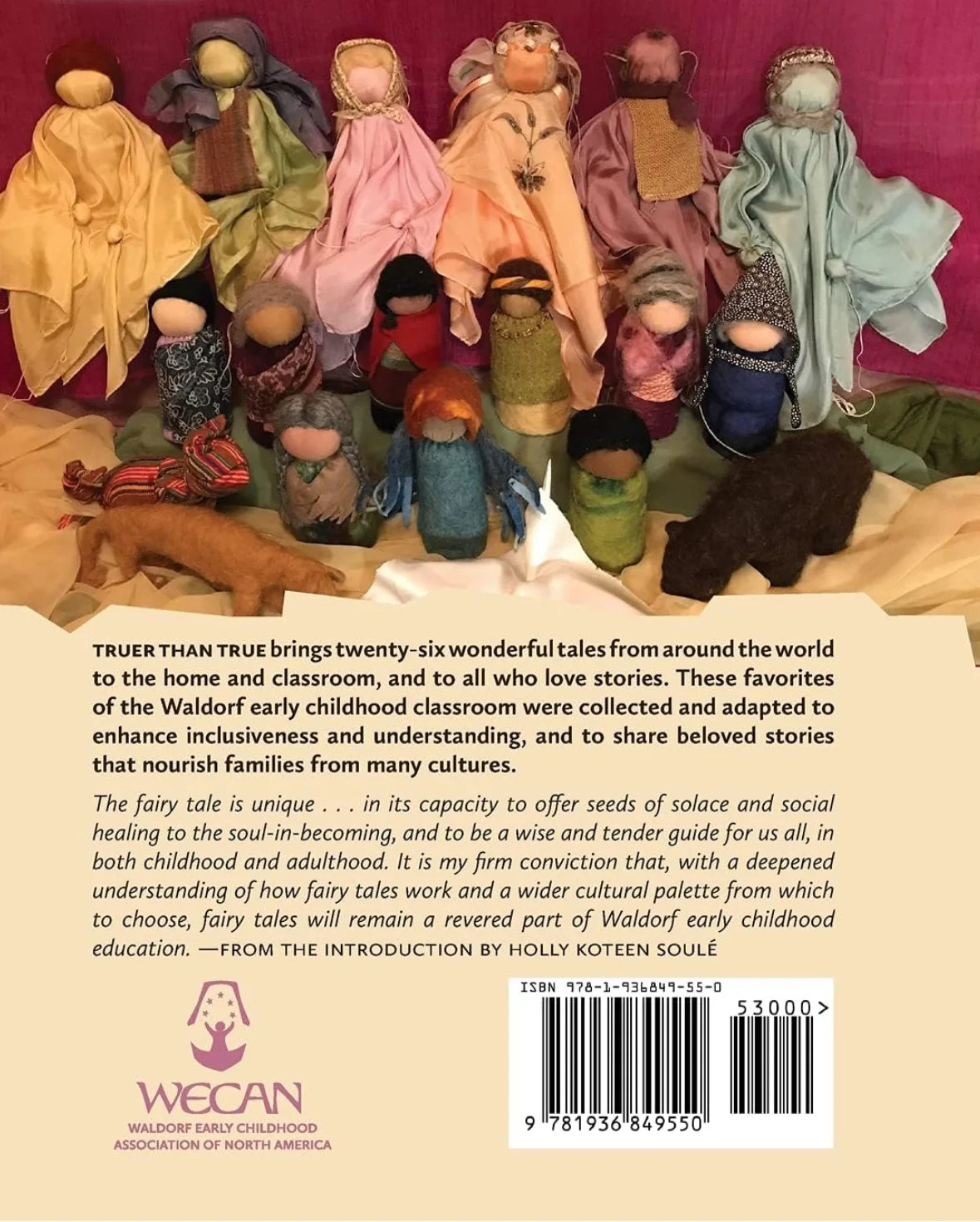 Back cover of the book Truer than True: A World of Fairy Tales - Alder & Alouette