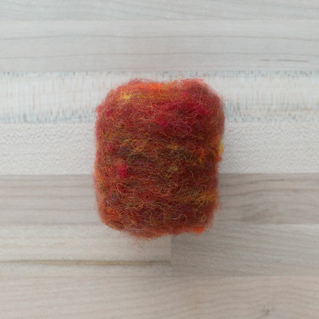 Needle Felting Wool Batts, Multiple Colors - Alder & Alouette