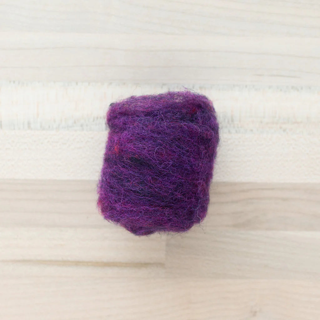 Needle Felting Wool Batts, Multiple Colors - Alder & Alouette