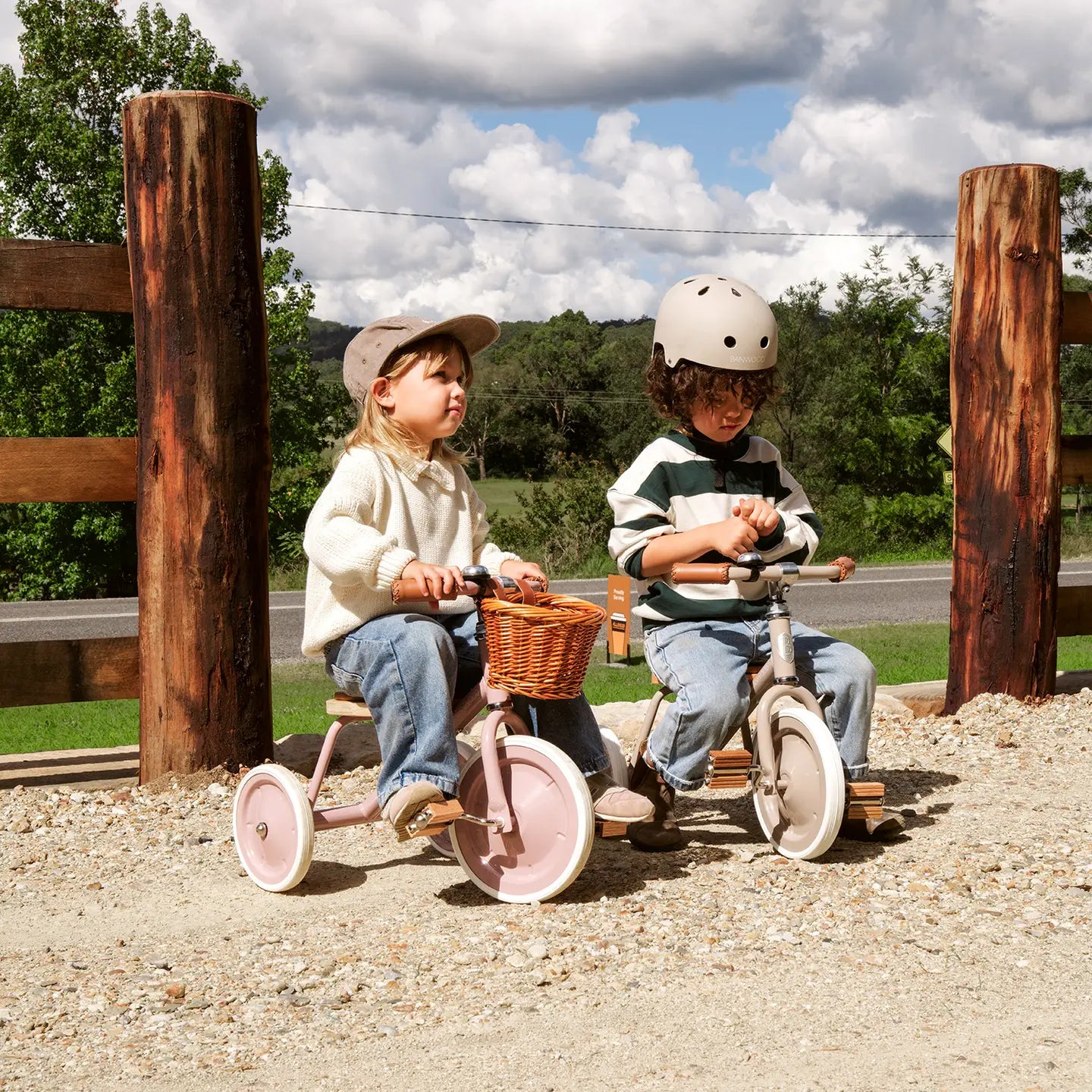 Banwood Trike – Vintage Toddler Tricycle with Basket for Ages 2+ years