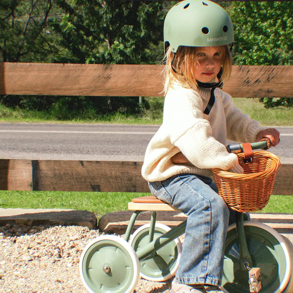 Banwood Trike – Vintage Toddler Tricycle with Basket for Ages 2+ years