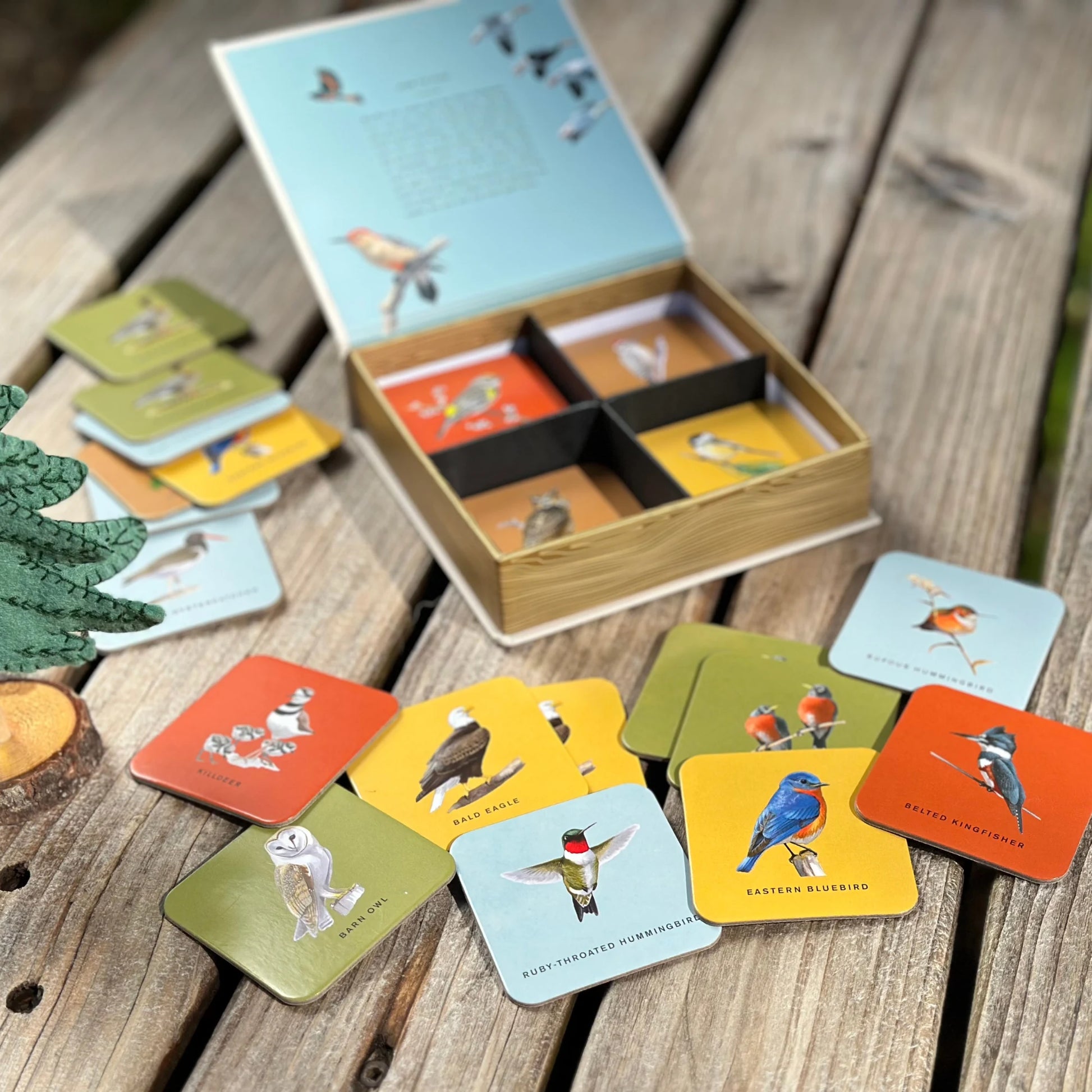 Sibley Backyard Birds Memory Game - Alder & Alouette