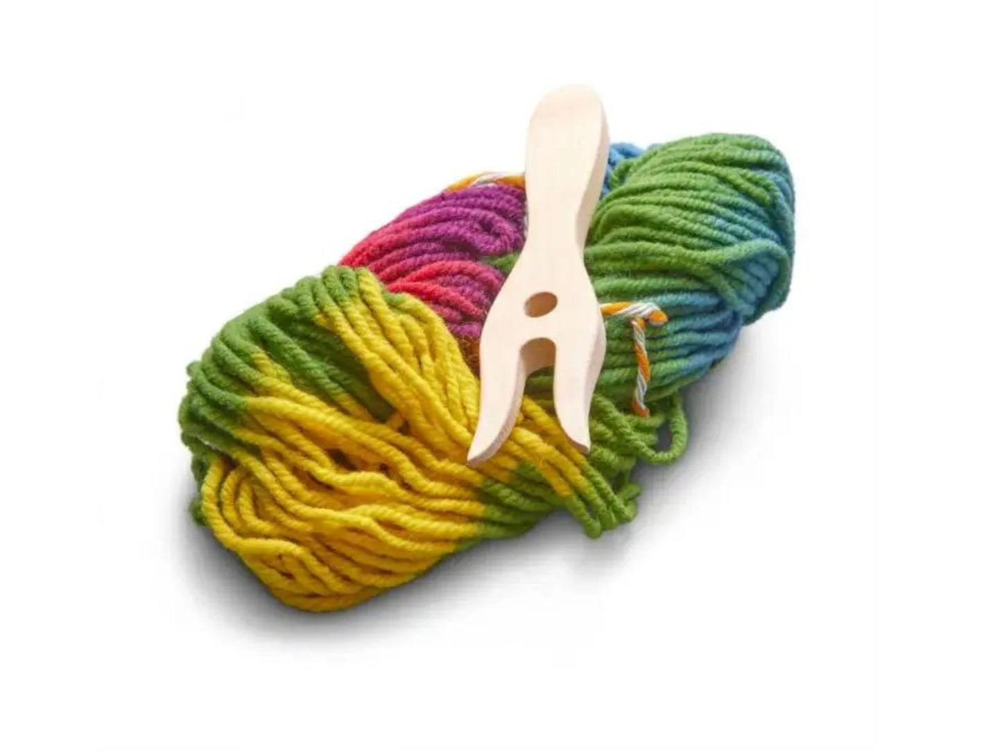 Lucet (Knitting Fork) With or Without Wool Yarn